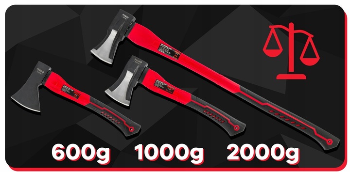 SIEKIERA ROZŁUPUJĄCA ZESTAW SIEKIER TOPOREK CIESIELSKA DO ŁUPANIA 3