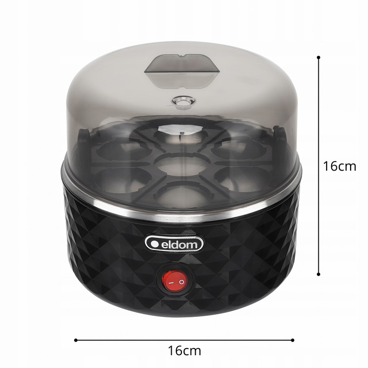 Jajowar do gotowania jajek miarka ELDOM EM101C automat do 7 Jaj