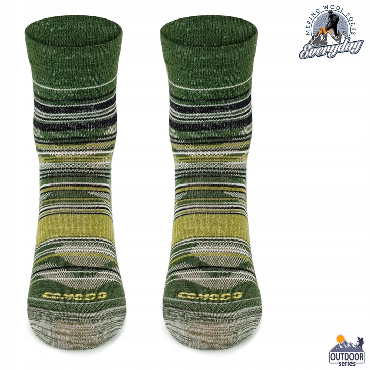 Oddychające funkcyjne górskie skarpety z wełny merynosowej Comodo r. 35-38