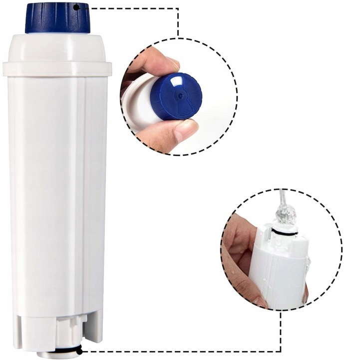 2x Filtr Do Ekspresu Delonghi DLSC002 + Odkamieniacz EcoDecalk 500ml