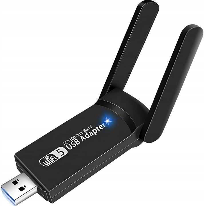 KARTA SIECIOWA WIFI WI-FI ADAPTER USB 3.0 1300Mbps 5GHz 2 TRYBY AP
