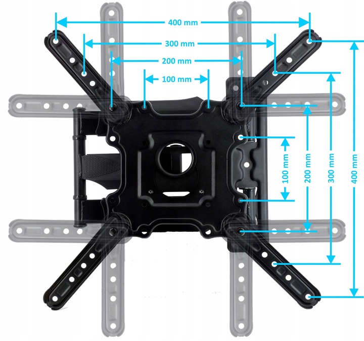 UCHWYT DO TELEWIZORA TV 32-60" CALI WIESZAK UNIWERSALNY OBROTOWY