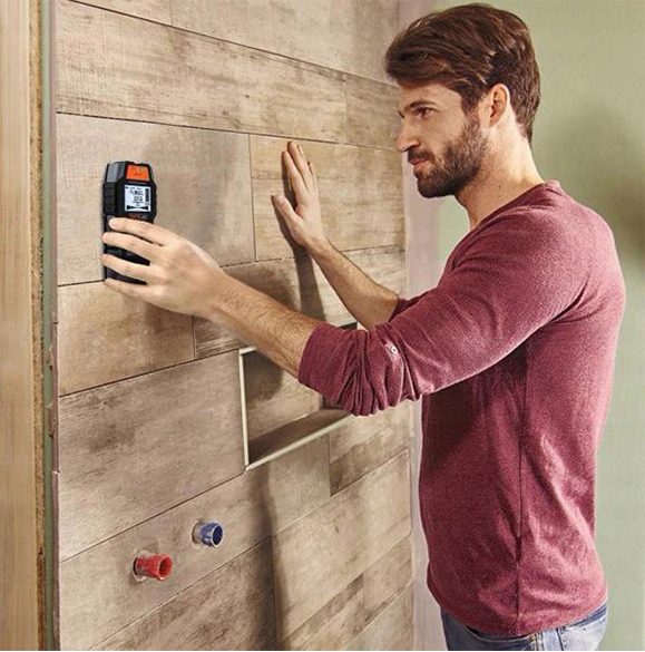 WYKRYWACZ PRZEWODÓW KABLI METALU DREWNA DETEKTOR NAPIĘCIA TACKLIFE