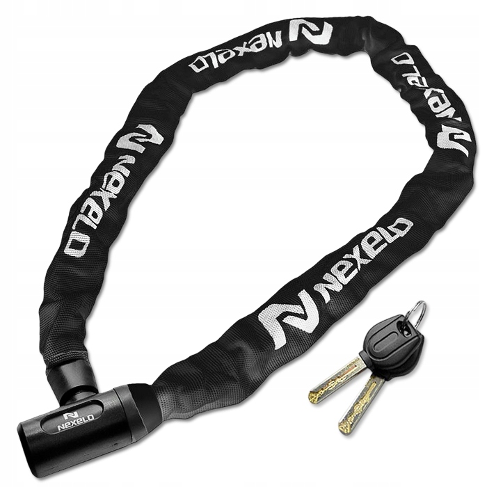 ZAPIĘCIE ROWEROWE BLOKADA ROWERU ŁAŃCUCH 6x120 CM ZABEZPIECZENIE ŁAŃCUCHOWE