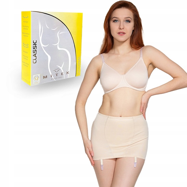 Pas do pończoch Mitex IRA beżowy 108 r.M