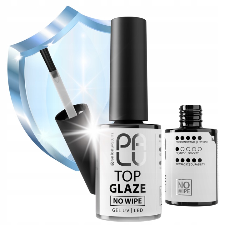 TOP GLAZE NO WIPE 11g DIAMENTOWA wytrzymałość PALU