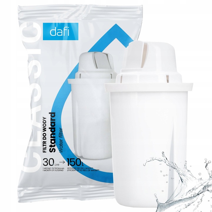 Dzbanek filtrujący szklany Dafi Crystal LED 2l + 10x Filtr Dafi