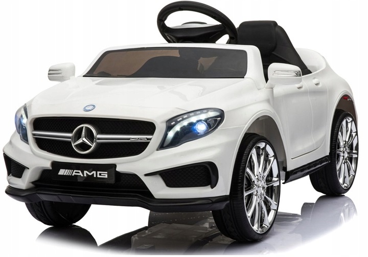 MERCEDES GLA 4x4 12V, PILOT 2.4G, 4 AMORY Auto na akumulator, koła EVA