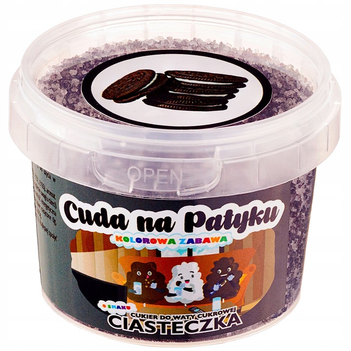 KOLOROWY Cukier do Waty Cukrowej do Maszyny Smakowy PATYCZKI ZESTAW