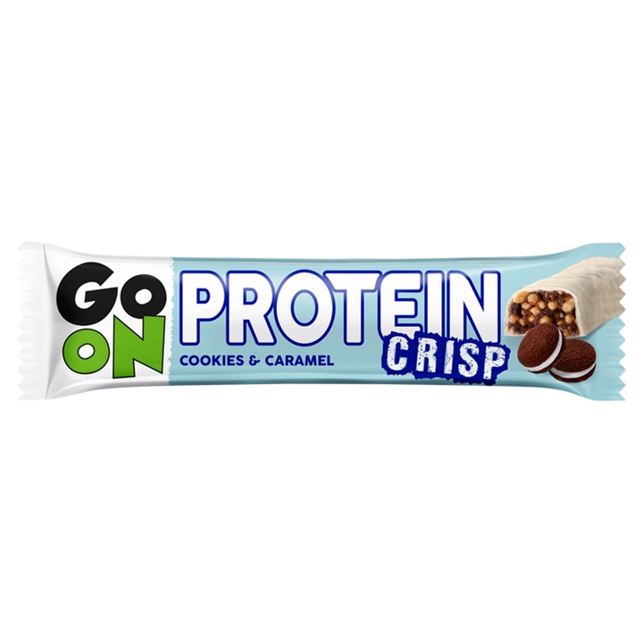 24 x Sante Go ON Baton Proteinowy Crisp ciastko-karmel 50 g - 20% białka