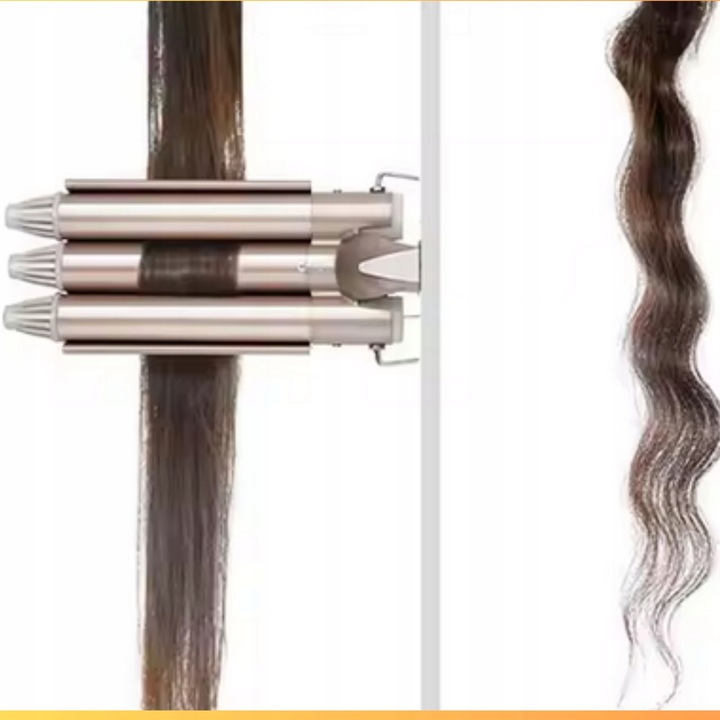 FALOWNICA DO WŁOSÓW FALE LOKÓWKA WIELOFUNKCUJNA KRĘCENIE WŁOSÓW