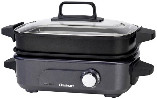 Grill elektryczny Cuisinart GRMC3E 1400W szaro-czarny