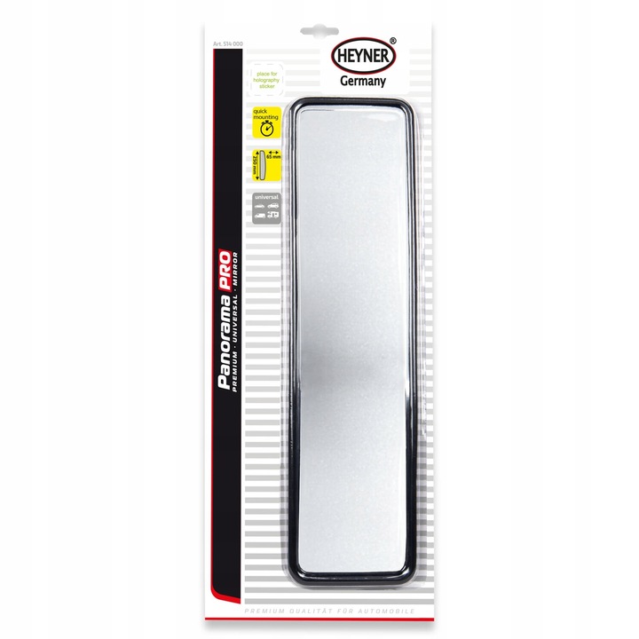 Lusterko panoramiczne wsteczne 250x65 HEYNER