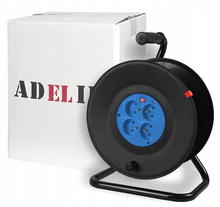 BĘBEN ZWIJAK NAWIJAK KABLA PRZEWODU PRZEDŁUŻACZA DO 50M 3X1,5MM2 40M