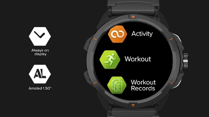 Wytrzymały Hammer Smartwatch 2 wodoodporny GPS SOS Duża bateria