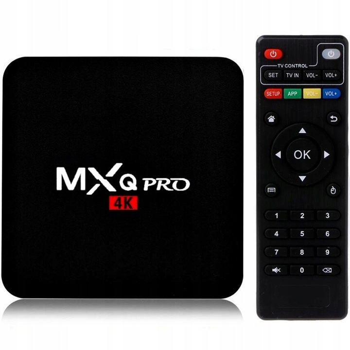 SMART TV BOX MXQ PRO 4K 1+8GB ANDROID 11.1 WIFI SD 5G DEKODER JĘZYK