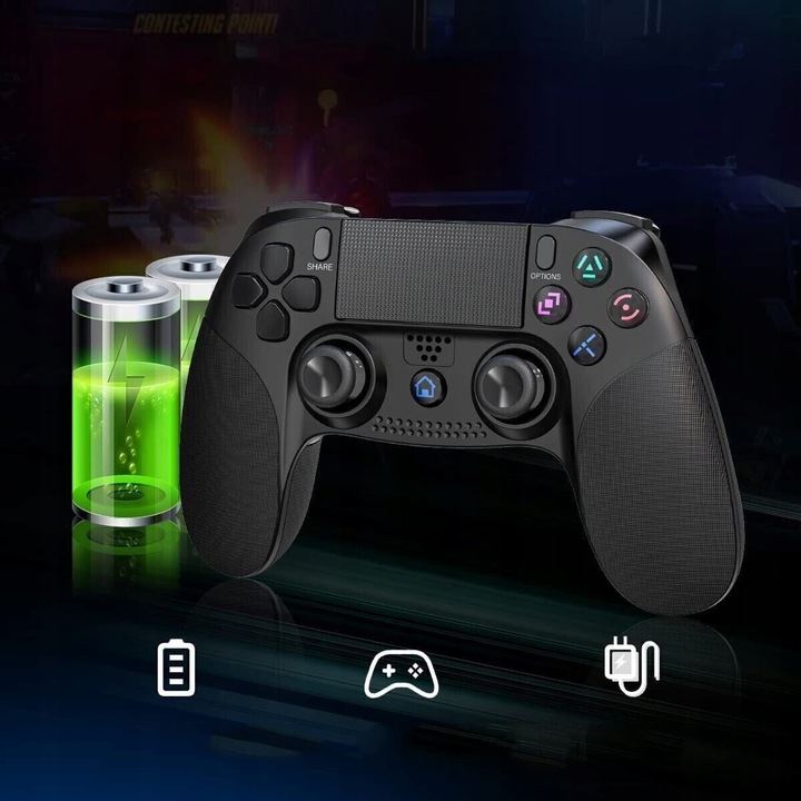 PAD DO PS4 BEZPRZEWODOWY JOYSTICK GAMEPAD KONTROLER DOUBLESHOCK WIBRACJE