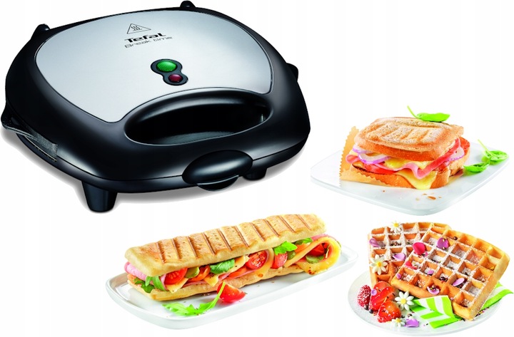 Opiekacz Gofrownica Panini do kanapek 3w1 TEFAL Break Time SW6148