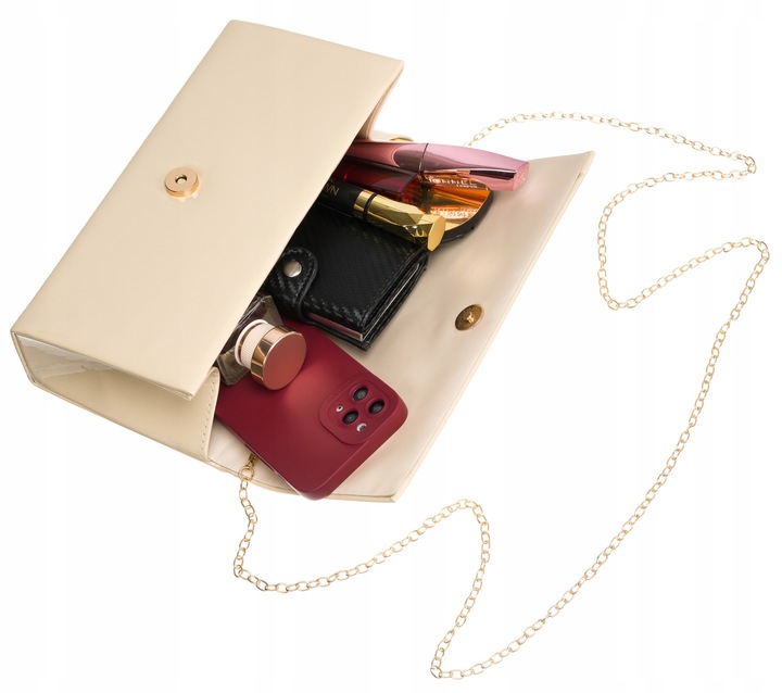 Kopertówka damska Rovicky elegancka na wesele wieczorowa na ramię wizytowa