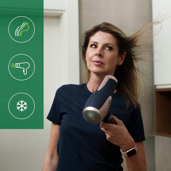 SUSZARKA DO WŁOSÓW Z JONIZACJĄ 2400W Zimny nawiew + Koncentrator i