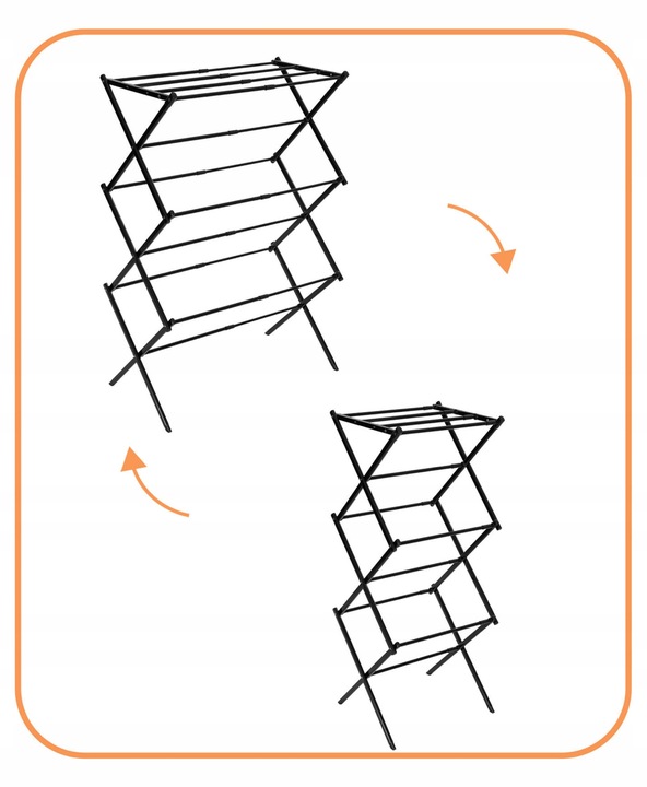 ROZSUWANA SUSZARKA NA PRANIE STOJĄCA TELESKOPOWA UBRANIA BIELIZNĘ DO DOMU