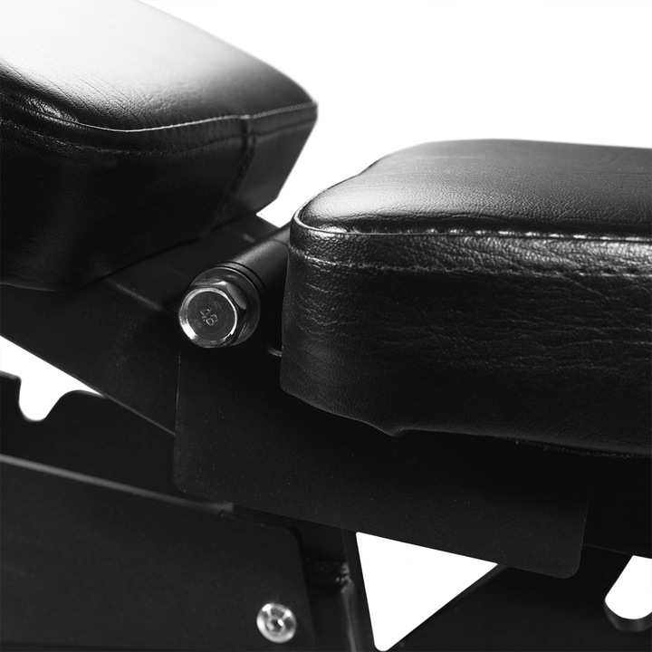 ŁAWKA TRENINGOWA SKOŚNA DO ĆWICZEŃ REGULOWANA SKŁADANA SOLIDNA - GymBeam