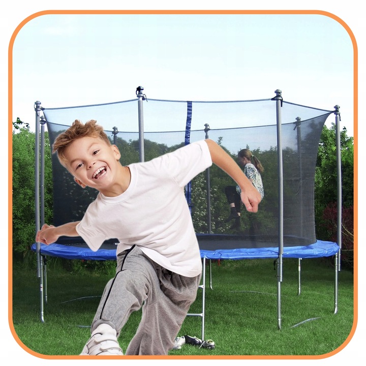 OSŁONA SPRĘŻYN + SIATKA WEWNĘTRZNA 304 - 312cm 10FT AKCESORIA DO TRAMPOLINY