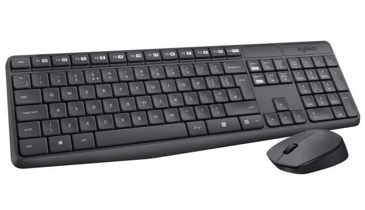 ZESTAW BEZPRZEWODOWY KLAW+MYSZ LOGITECH MK235