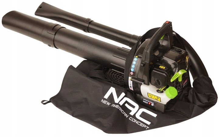 NAC DMUCHAWA SPALINOWA ODKURZACZ DO LIŚCI z rozdrabniaczem BVP260-1-Y