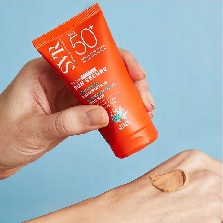 SVR SUN SECURE BLUR TEINTE krem tonujący SPF50+ do twarzy 50 ml