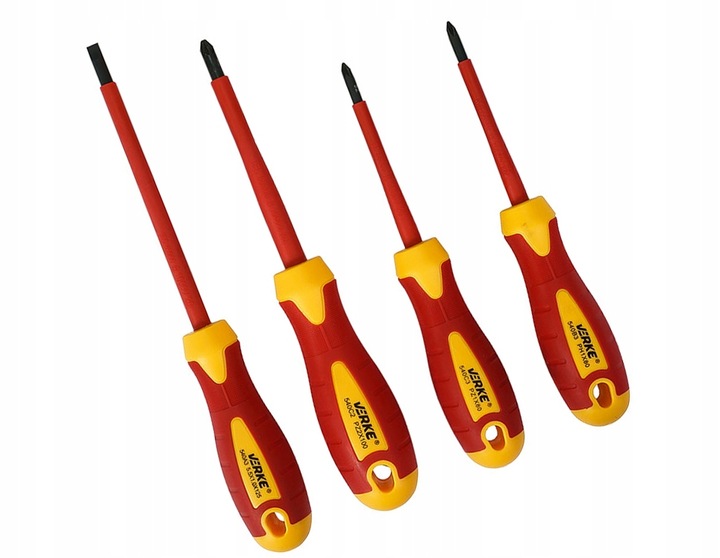 ZESTAW WKRĘTAKÓW WKRĘTAKI ŚRUBOKRĘTY IZOLOWANE DLA ELEKTRYKA 1000V 7