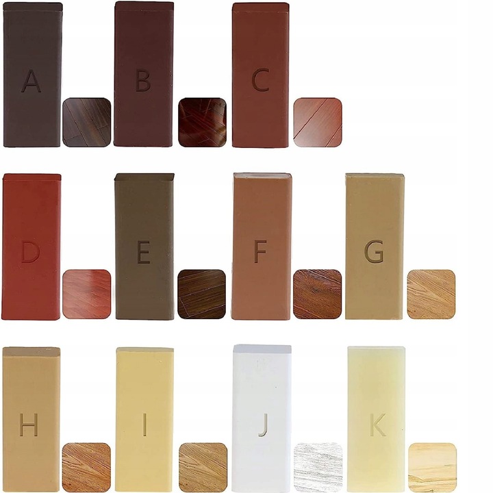 Zestaw do naprawy zarysowań drewna Fix Szybki zestaw do naprawy wosku