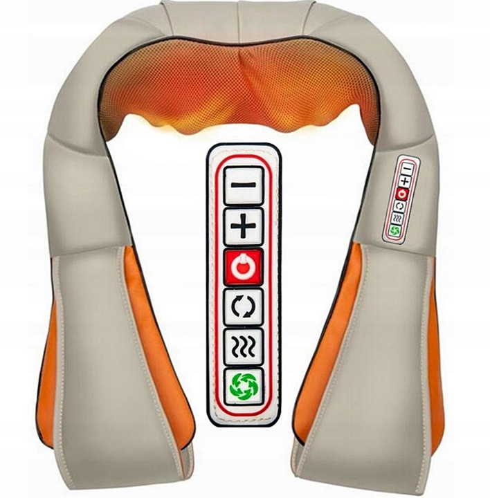 MASAŻER DO KARKU SZYI PLECÓW KRĘGOSŁUPA NÓG PAS MASUJĄCY SHIATSU KARK