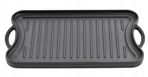 Płyta ŻELIWNA Grillowa na OGNISKO Grilla Patelnia Grill Dwustronna