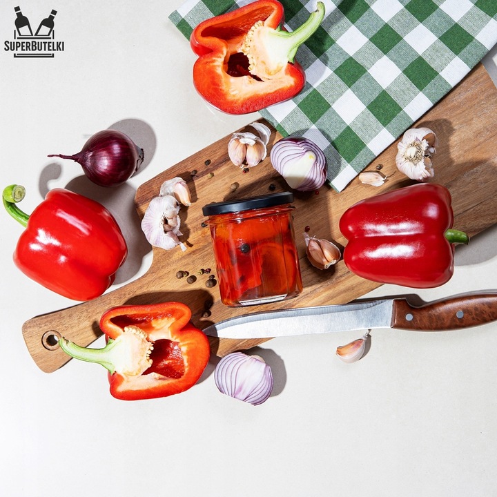 10x Słoik szklany na GRZYBY 350 ml na MIÓD DŻEM KONFITURY PASZTET +