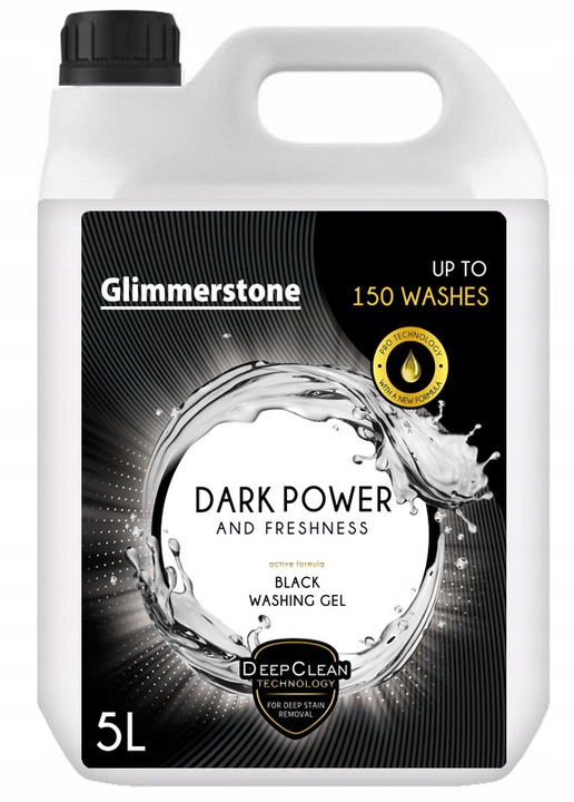 GLIMMERSTONE UNIWERSALNY PŁYN ŻEL DO PRANIA DO CZARNEGO 5L 150 PRAŃ