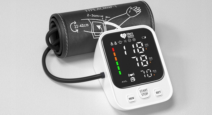 CIŚNIENIOMIERZ NARAMIENNY Automatyczny ZASILANIE USB MÓWI PO POLSKU ARYTMIA