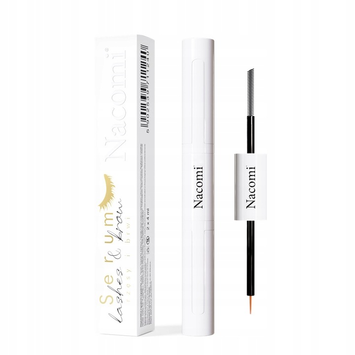 Nacomi Lashes&Brow Serum do Rzęs i Brwi 8ml Ekstremalna Długość i Objętość