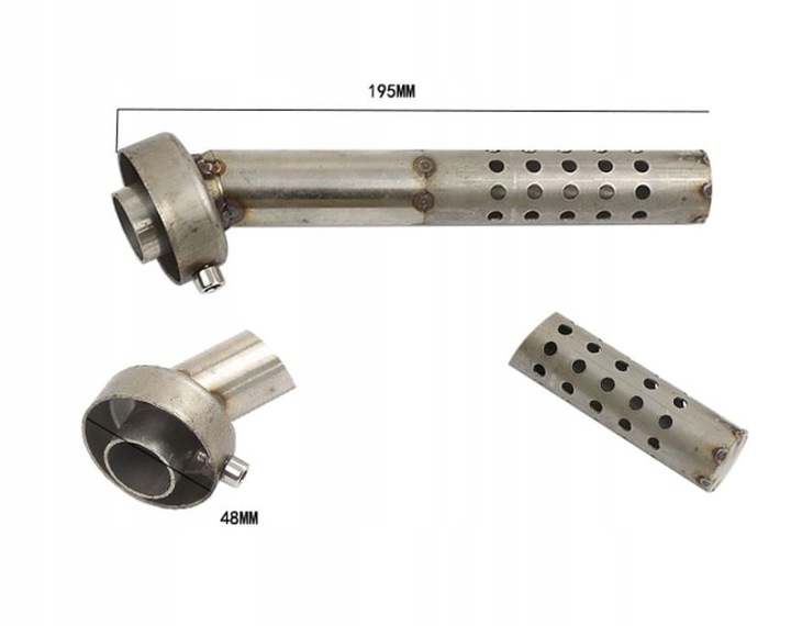 DB Killer Wydechu 48mm Tłumika Wkład Wyciszenie