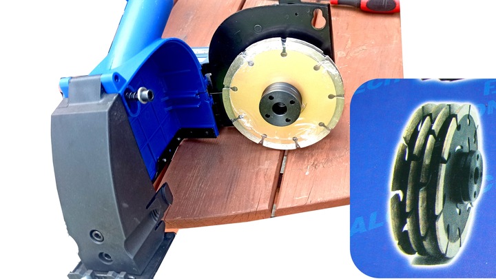 BRUZDOWNICA DO SZLIFIERKI ADAPTER ODSSYS 125 MM