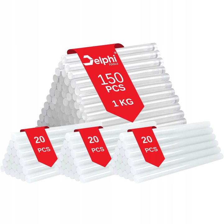 PISTOLET DO KLEJU NA GORĄCO DO KLEJENIA KLEJARKA 100W 210x WKŁADY 7mm