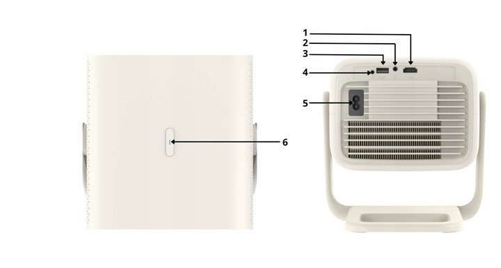 Mini Projektor Przenośny Android WiFi Rzutnik FULL HD 4K Telefon Bluetooth