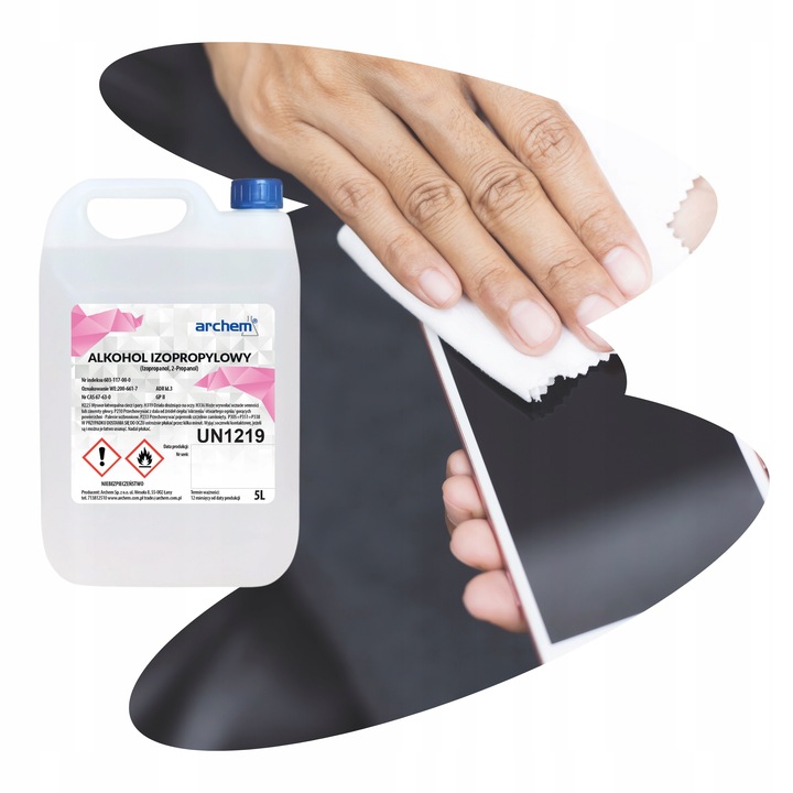Alkohol Izopropylowy IPA 5L – Izopropanol czyszczenie Elektroniki, PCB