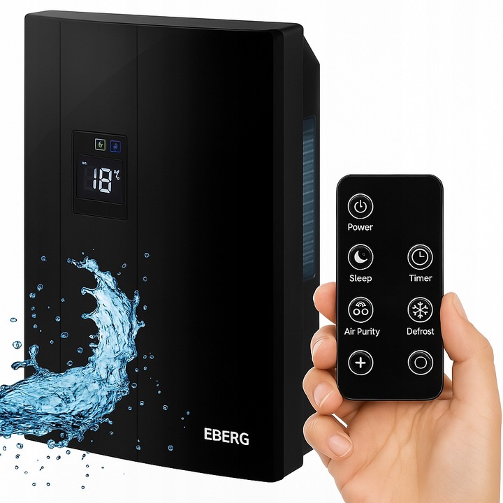 DUŻY OSUSZACZ POWIETRZA POCHŁANIACZ WILGOCI OCZYSZCZACZ UV CICHY XXL