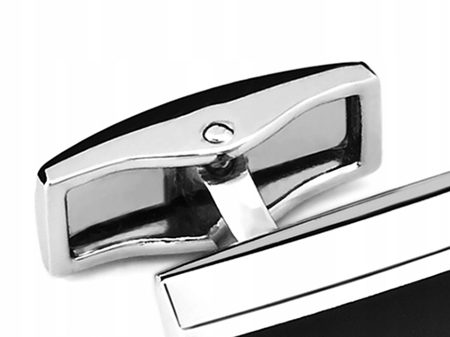 ELEGANCKIE SPINKI + PUDEŁKO Stalowe do Mankietów Koszuli GREG skp15-11