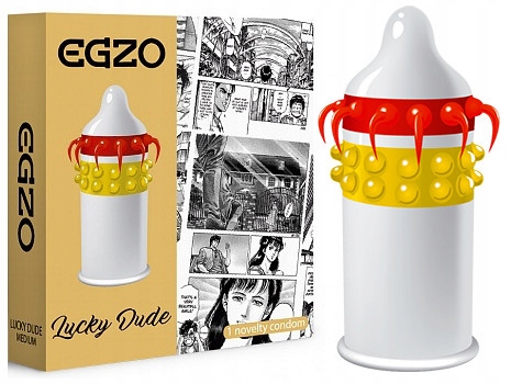 ZESTAW 5 szt. PREZERWATYWA EGZO - INTENSYWNA STYMULACJA, KOLCE, WĄSY