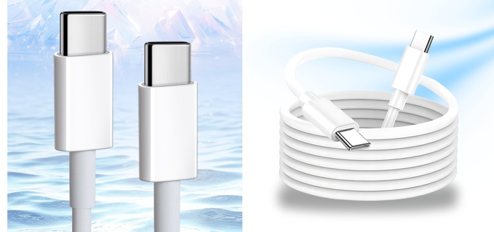 ZESTAW | SZYBKA ŁADOWARKA SIECIOWA USB TYPE-C + KABEL TYPE C | PD20W 3000mA
