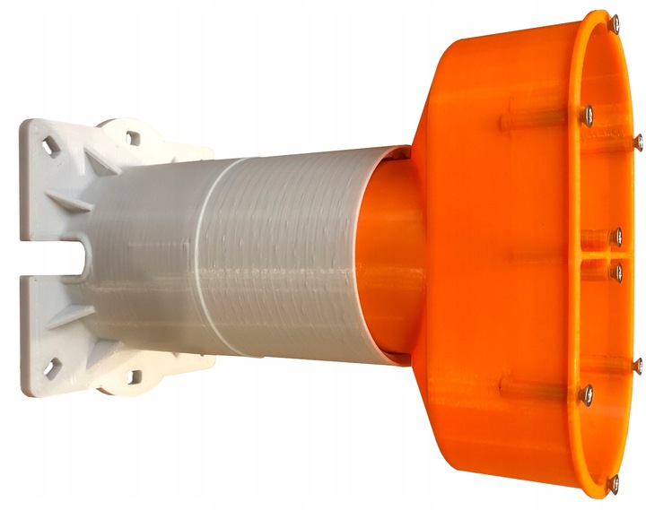 Puszka elektryczna podwójna, elewacyjna 200 mm do styropianu,