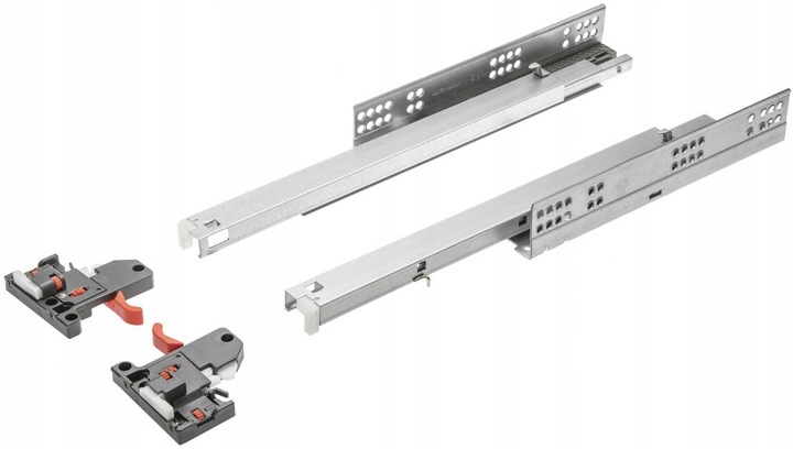 PROWADNICE DO SZUFLAD CICHY DOMYK GTV 550 Modern Slide PEŁEN