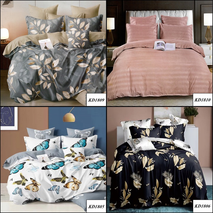 DWUSTRONNA POŚCIEL 100% BAWEŁNA 180X200 + 2 POSZEWKI 70x80 JESIENNA